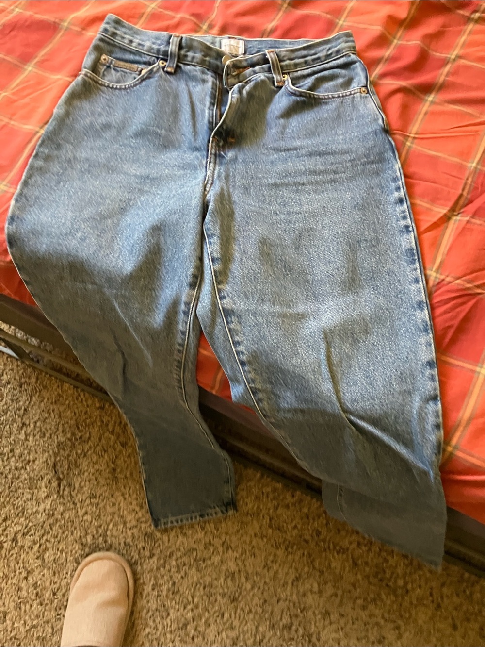 Calvin Klein Light Blue Straight Leg Jeans